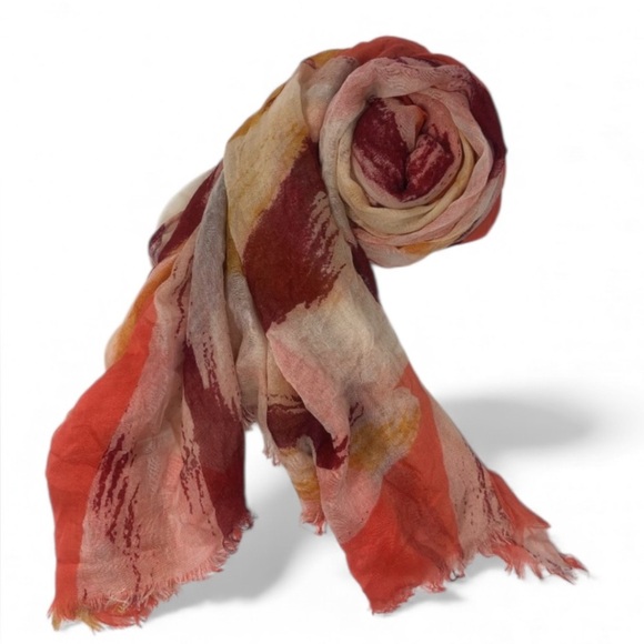 Nordstrom | Orange Multi-Colored Pashmina - Picture 1 of 4
